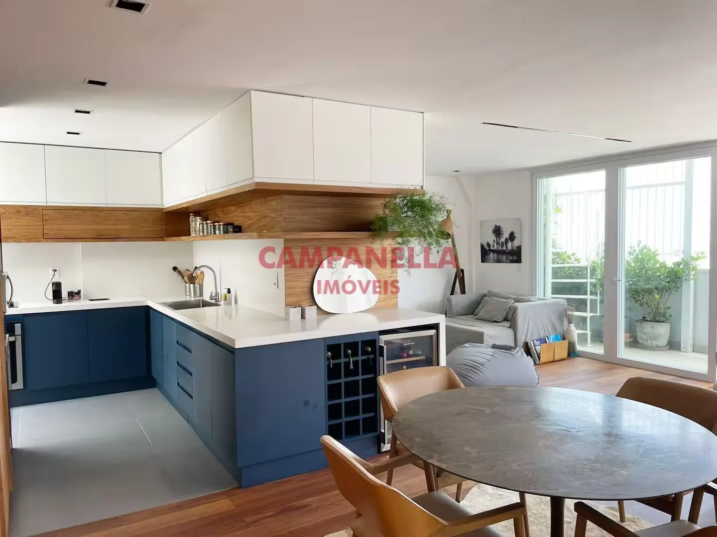 Furnished apartment with 3 bedrooms and open kitchen — photo 7