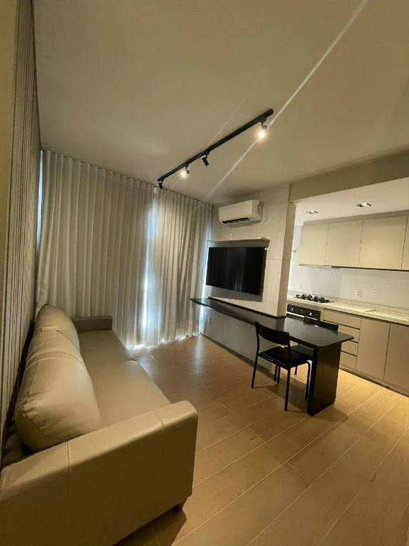 Furnished studio of 38 m² with 1 bedroom and 1 parking space