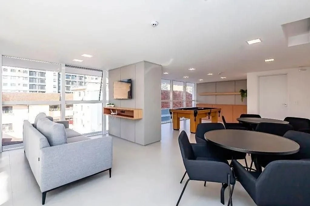 Furnished studio, 27 m², with floor-to-ceiling windows — photo 17