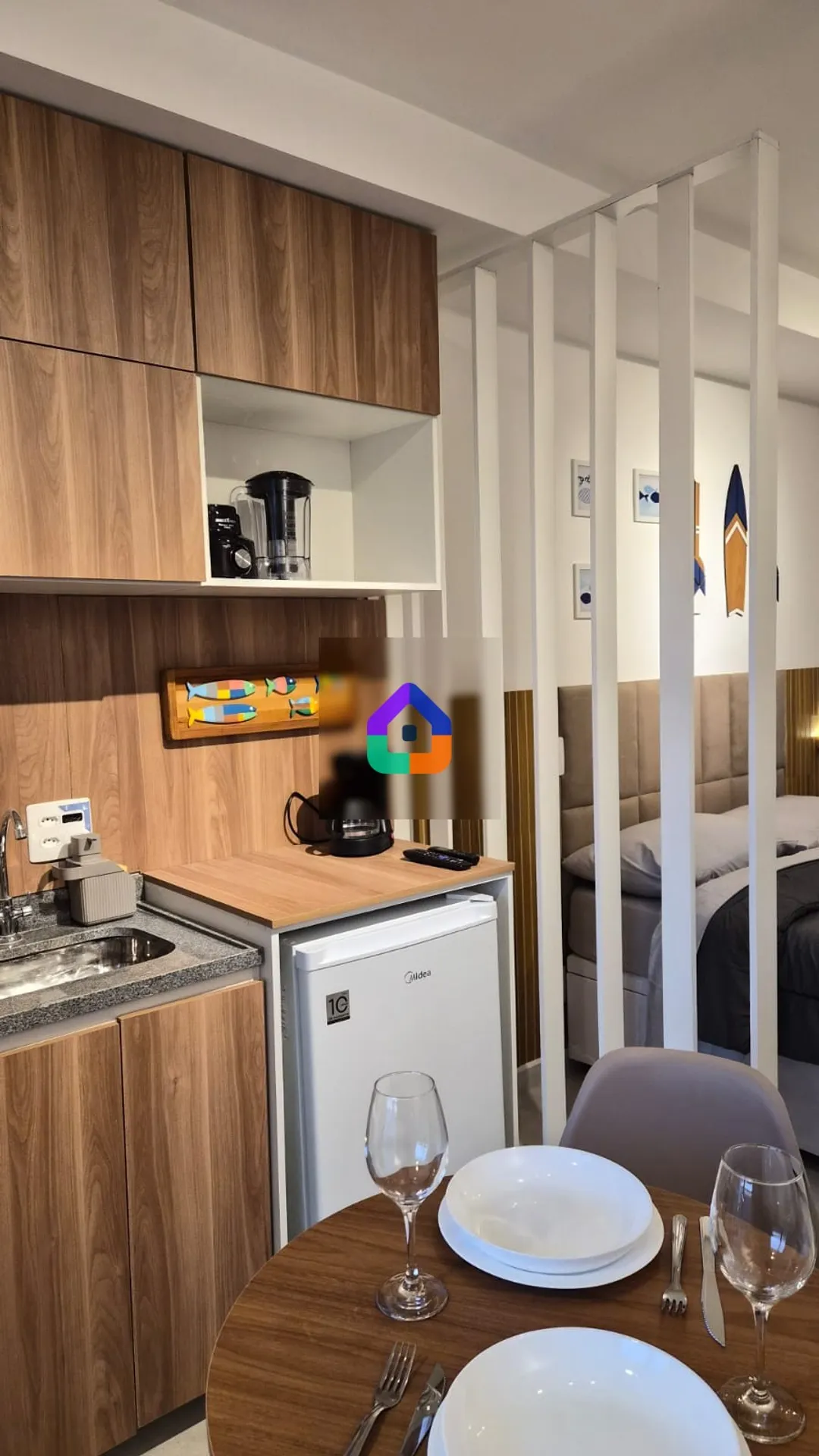 Furnished studio 30 m² with 1 bedroom and 1 bathroom — photo 4