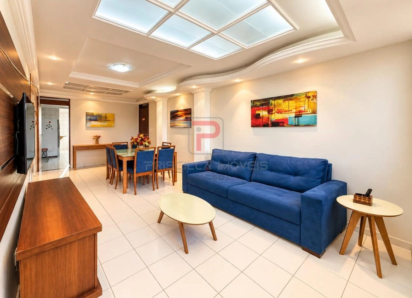 Furnished apartment, 115 m², with a washing machine — photo 21