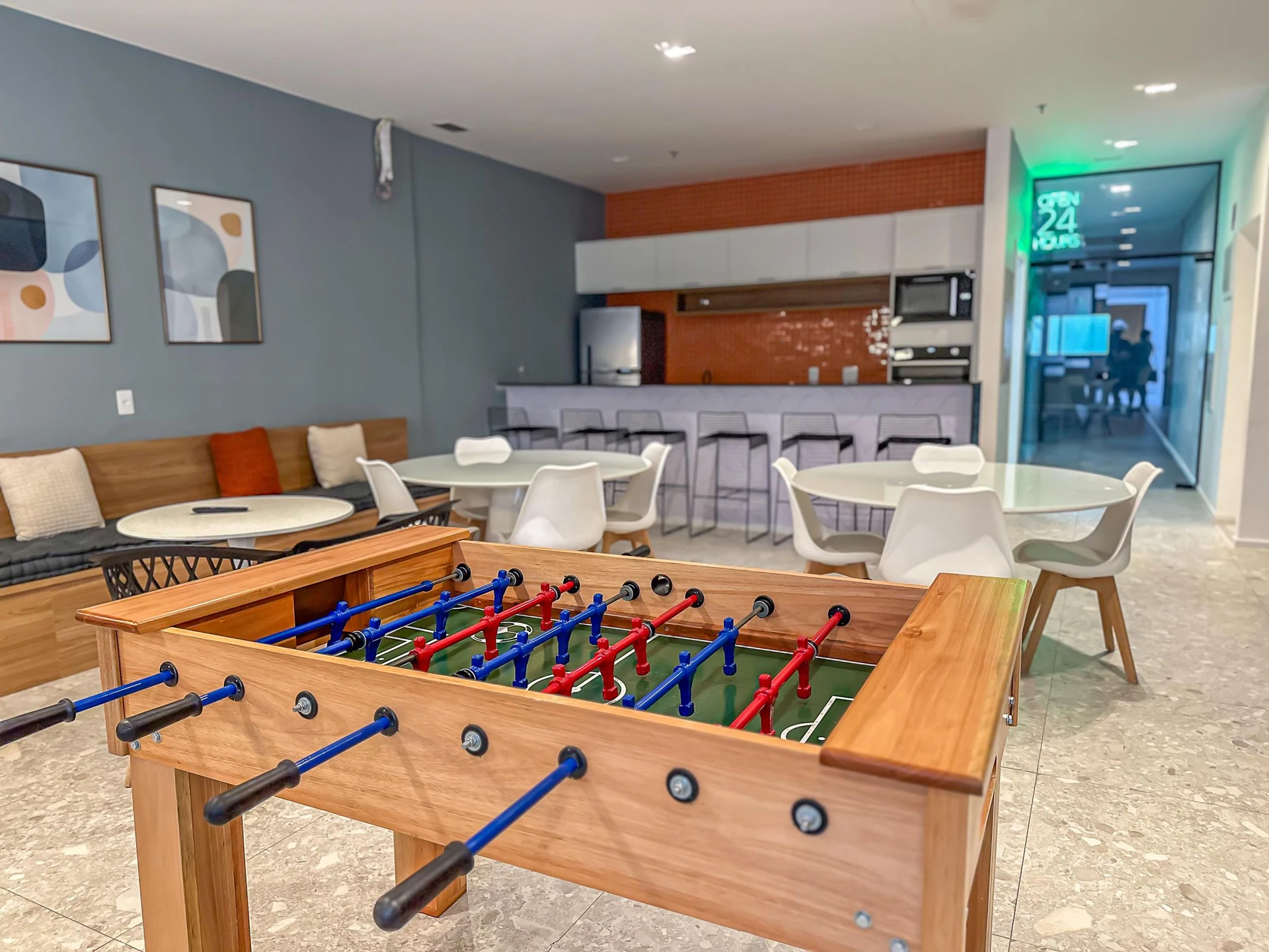 Monoambiente amueblado en edificio con gimnasio — photo 32