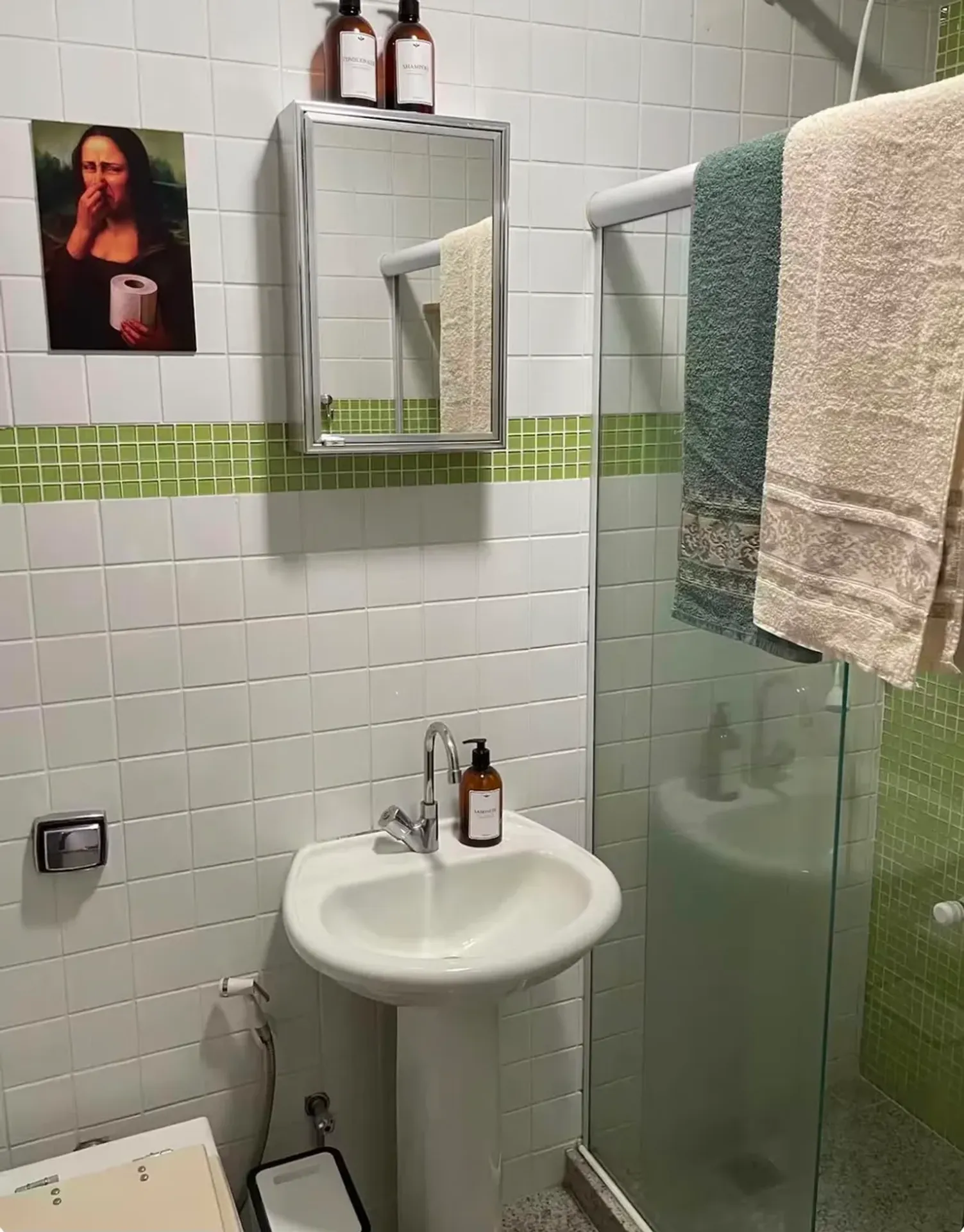 40 m² furnished apartment with 1 bedroom and glass shower — photo 7