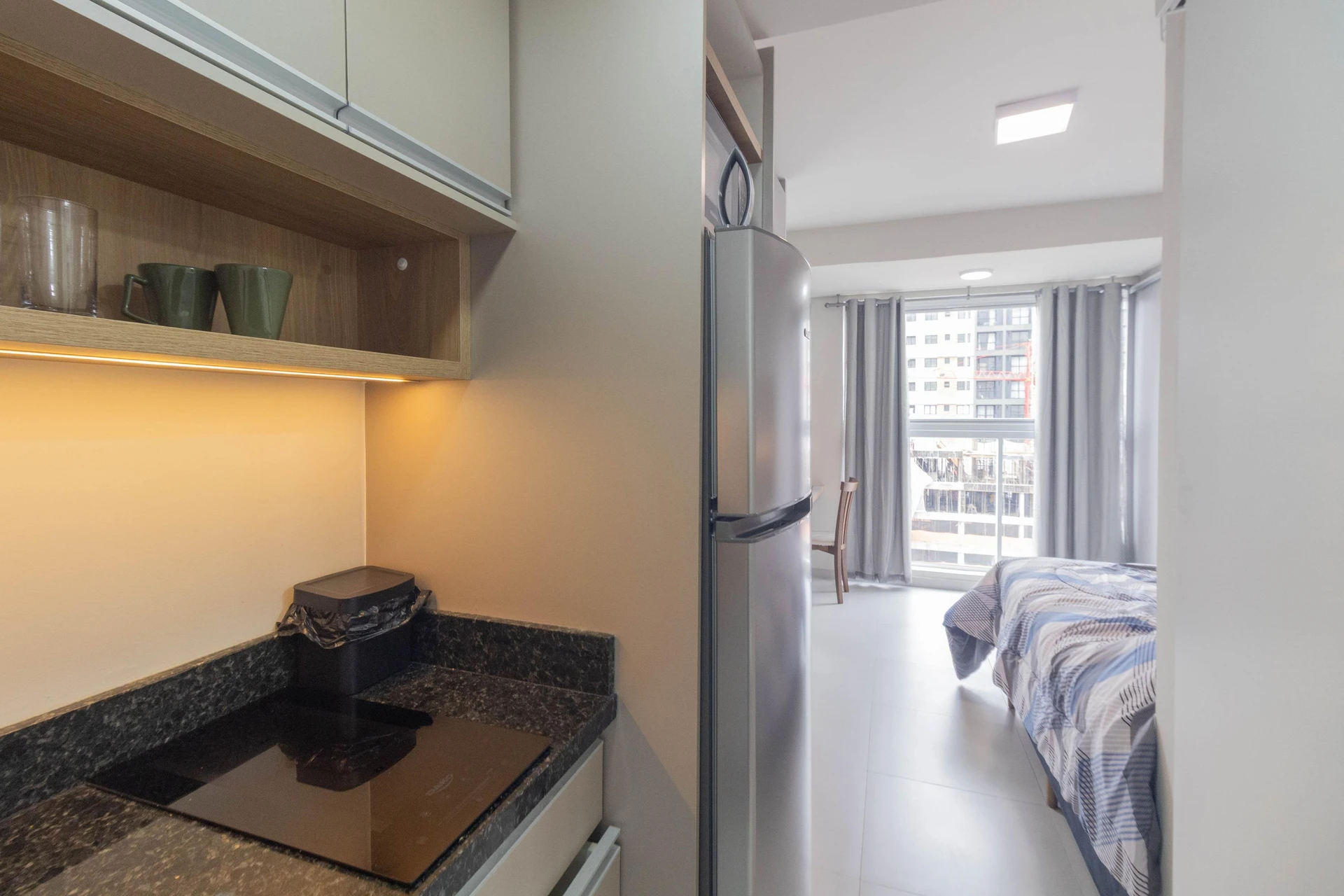 Студия 20 м² с рабочим местом и стиральной машиной — photo 15