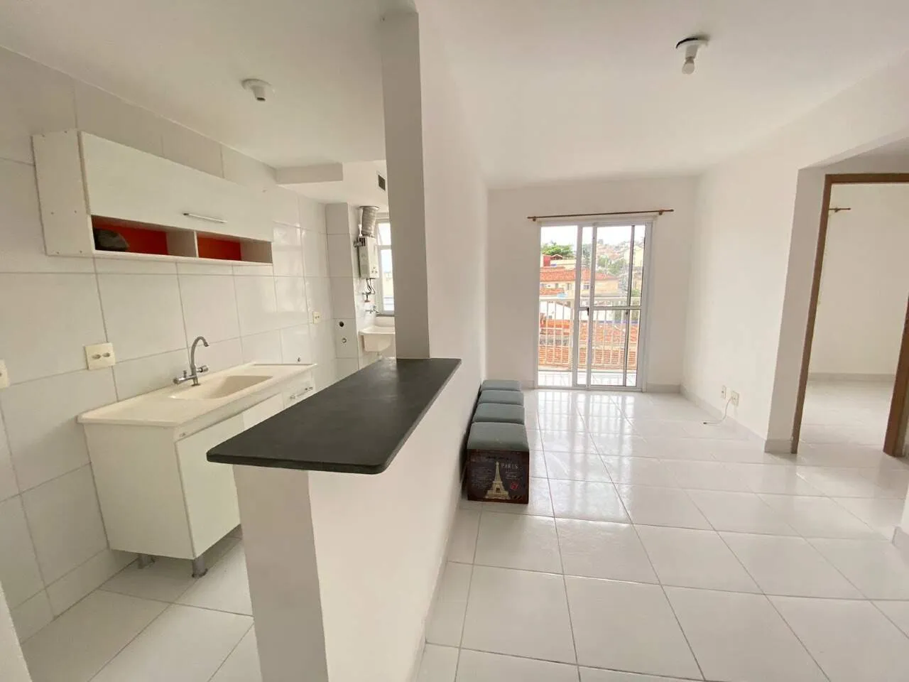 2-bedroom apartment in a building with a pool — photo 2