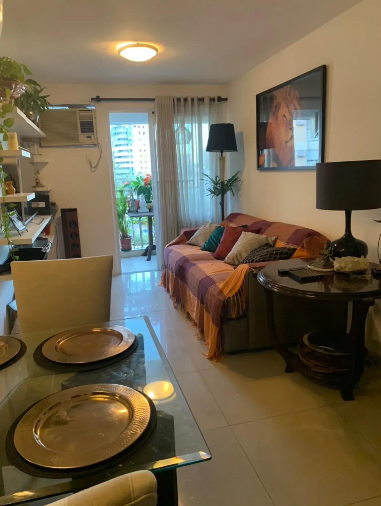 Furnished apartment, 74 m², with a glass-enclosed balcony — photo 18