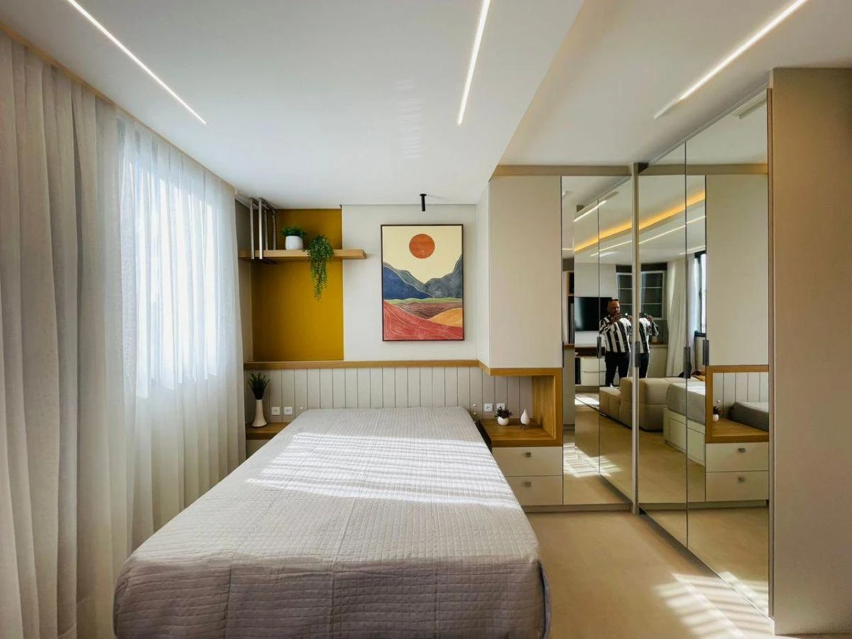 Furnished apartment, 30 m², with a washing machine — photo 27