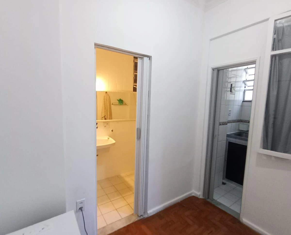 One-bedroom apartment with wood or laminate floors — photo 11