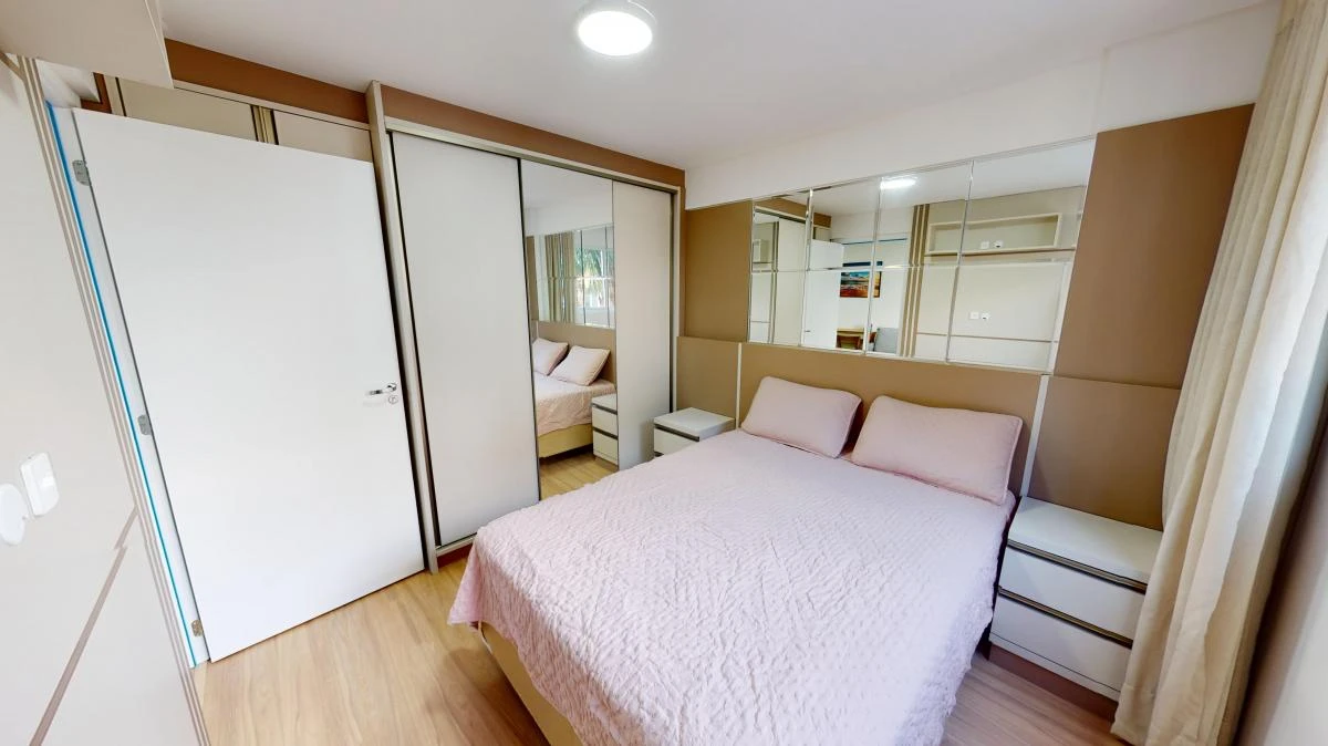 One-bedroom apartment with a washing machine in Curitiba — photo 7