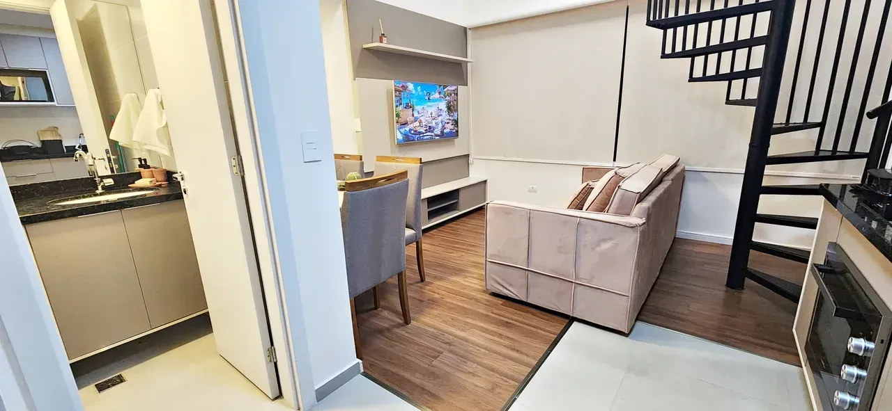Furnished duplex apartment with 1 bedroom and 2 bathrooms — photo 6