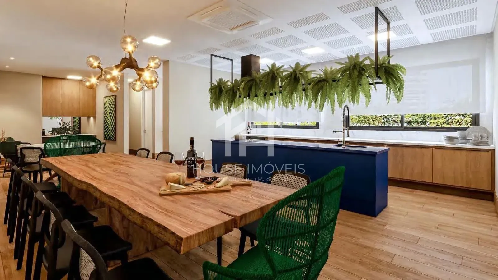 Furnished apartment, 118 m², with floor-to-ceiling windows — photo 19