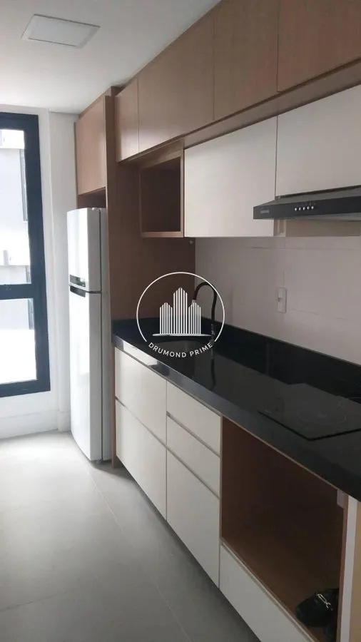 Квартира 30 м² с 1 спальней и кухней открытого плана