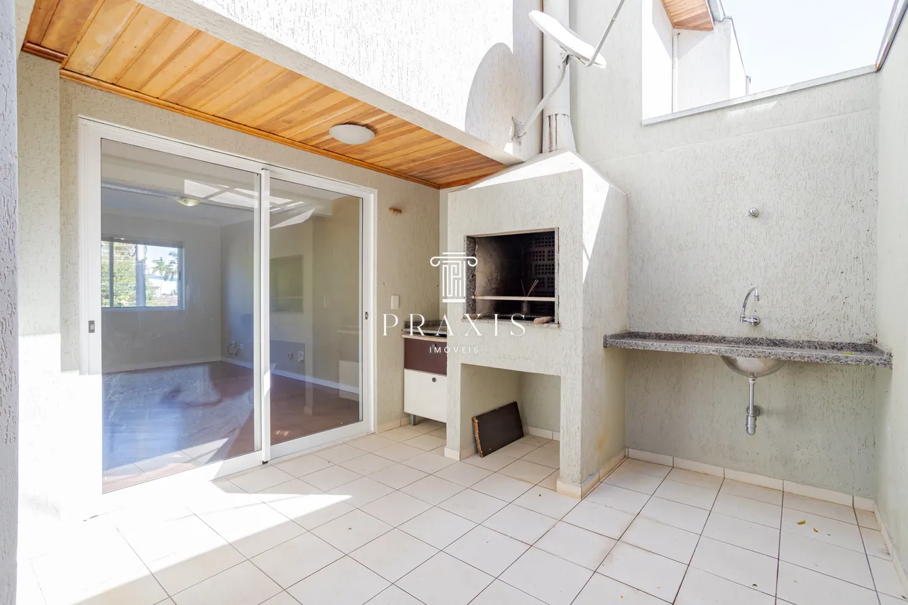 House with built-in balcony grill and laundry area