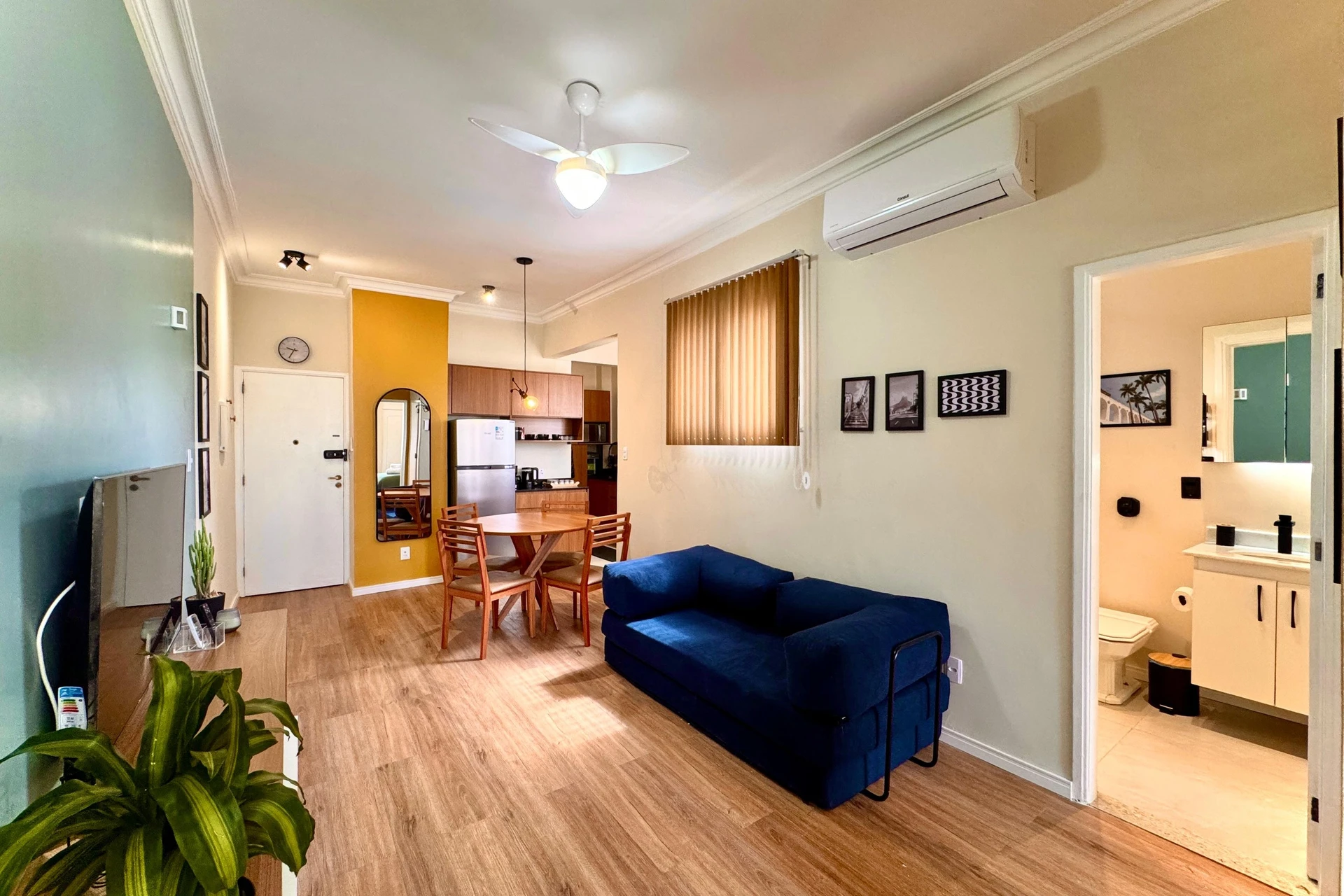 Furnished apartment, 46 m², with a washing machine — photo 9