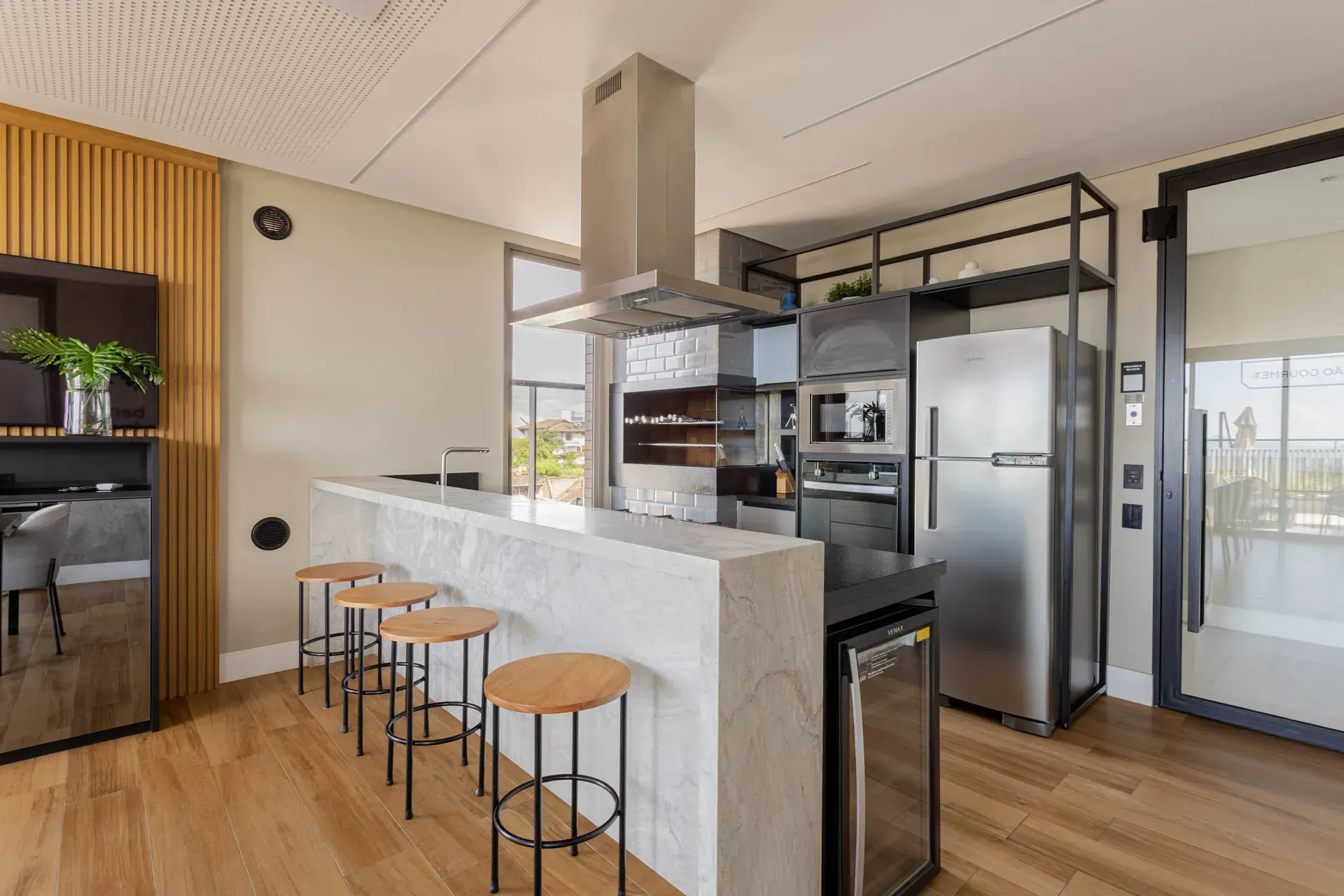 Estudio amueblado de 30 m² con cocina americana a gas — photo 14