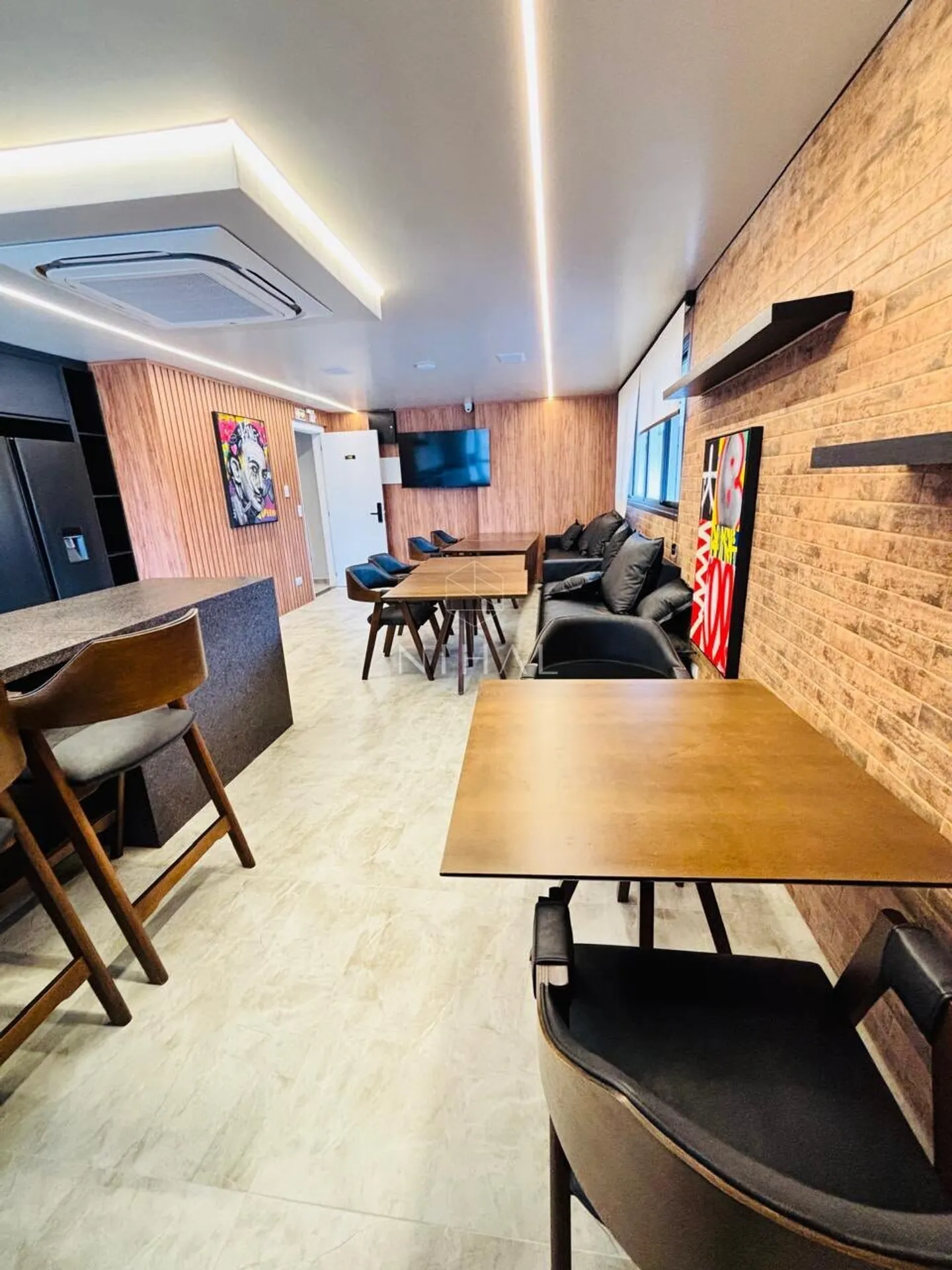Furnished apartment, 45 m², with a washing machine — photo 36