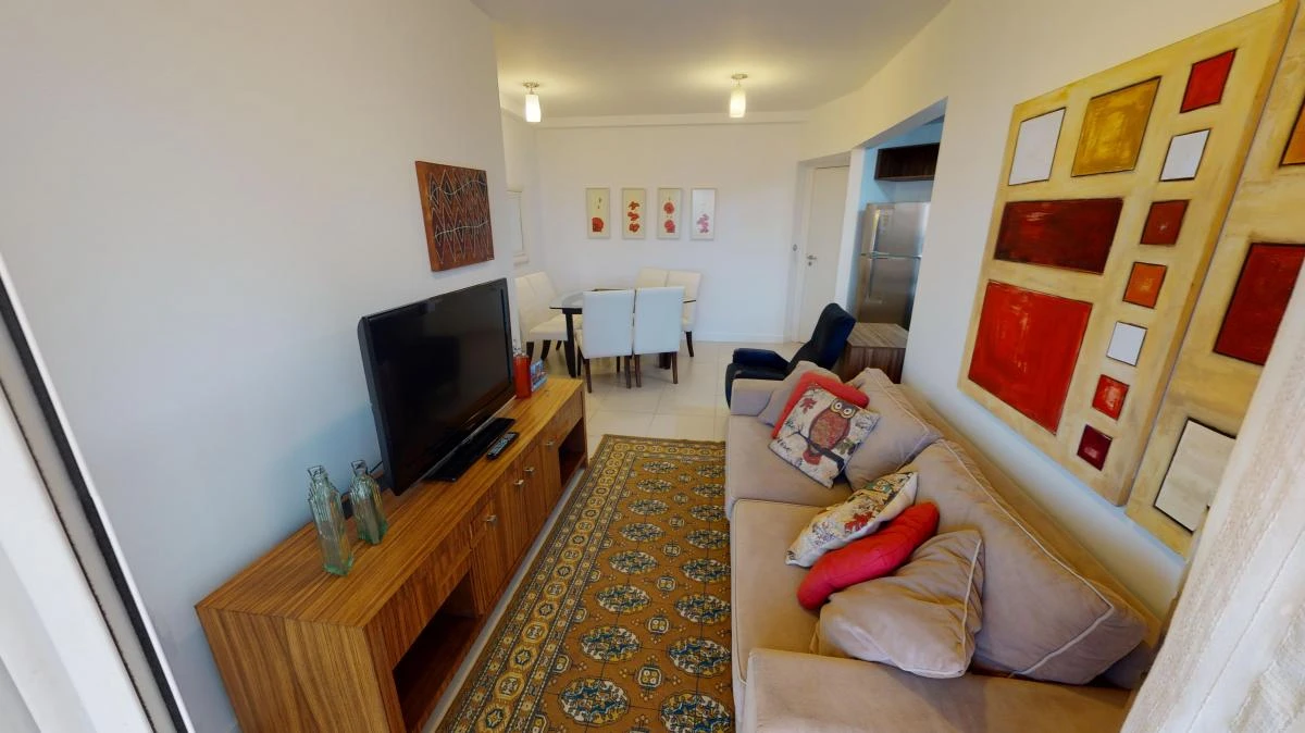 2-bedroom apartment with a washing machine in Curitiba — photo 11