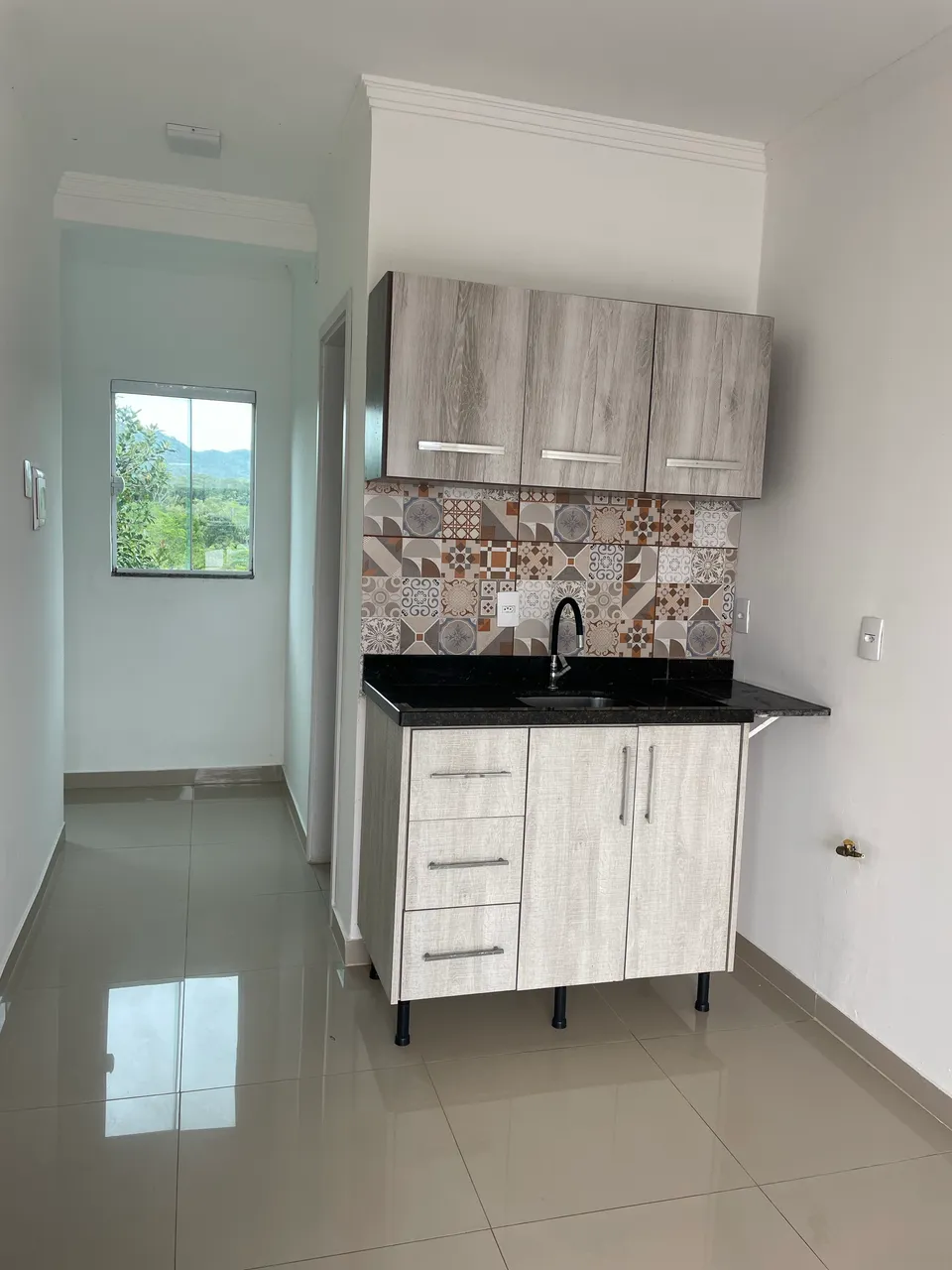 40 m² apartment with a washing machine and a mountain view — photo 6