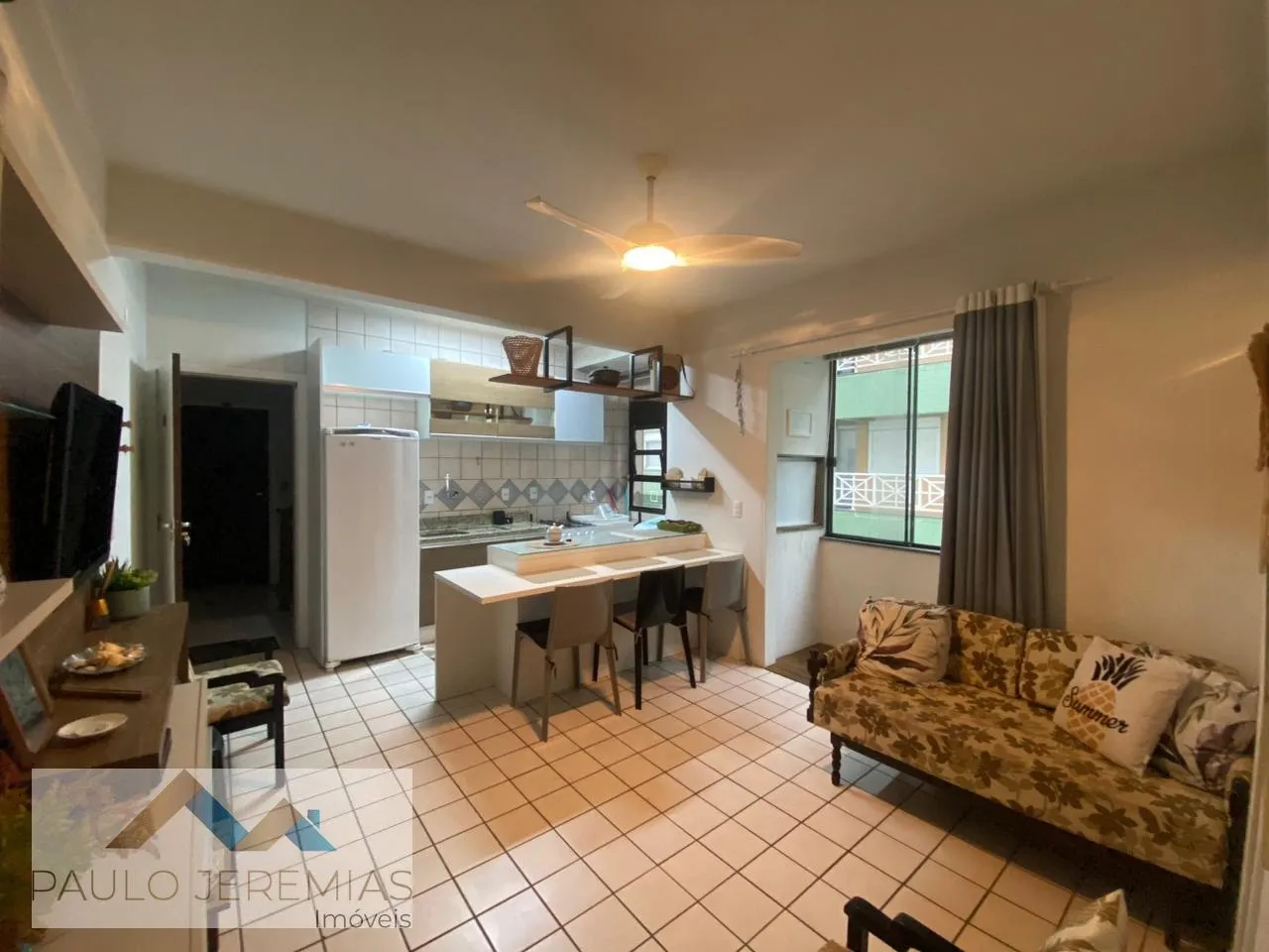Furnished 59 m² apartment on the 1st floor with 1 parking
