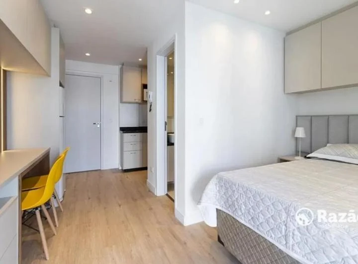 Apartamento mobiliado com cozinha americana e box de vidro — photo 7