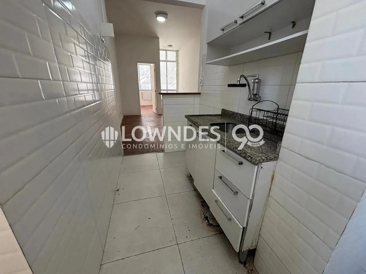 Apartamento com piso de madeira ou laminado, Botafogo
