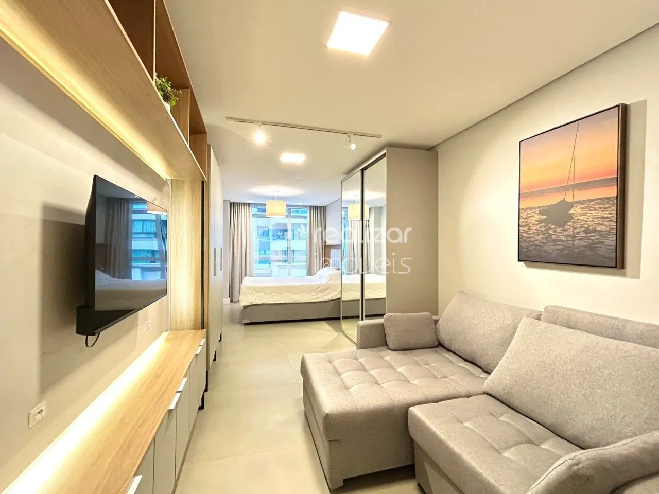 Furnished studio, 46 m²
