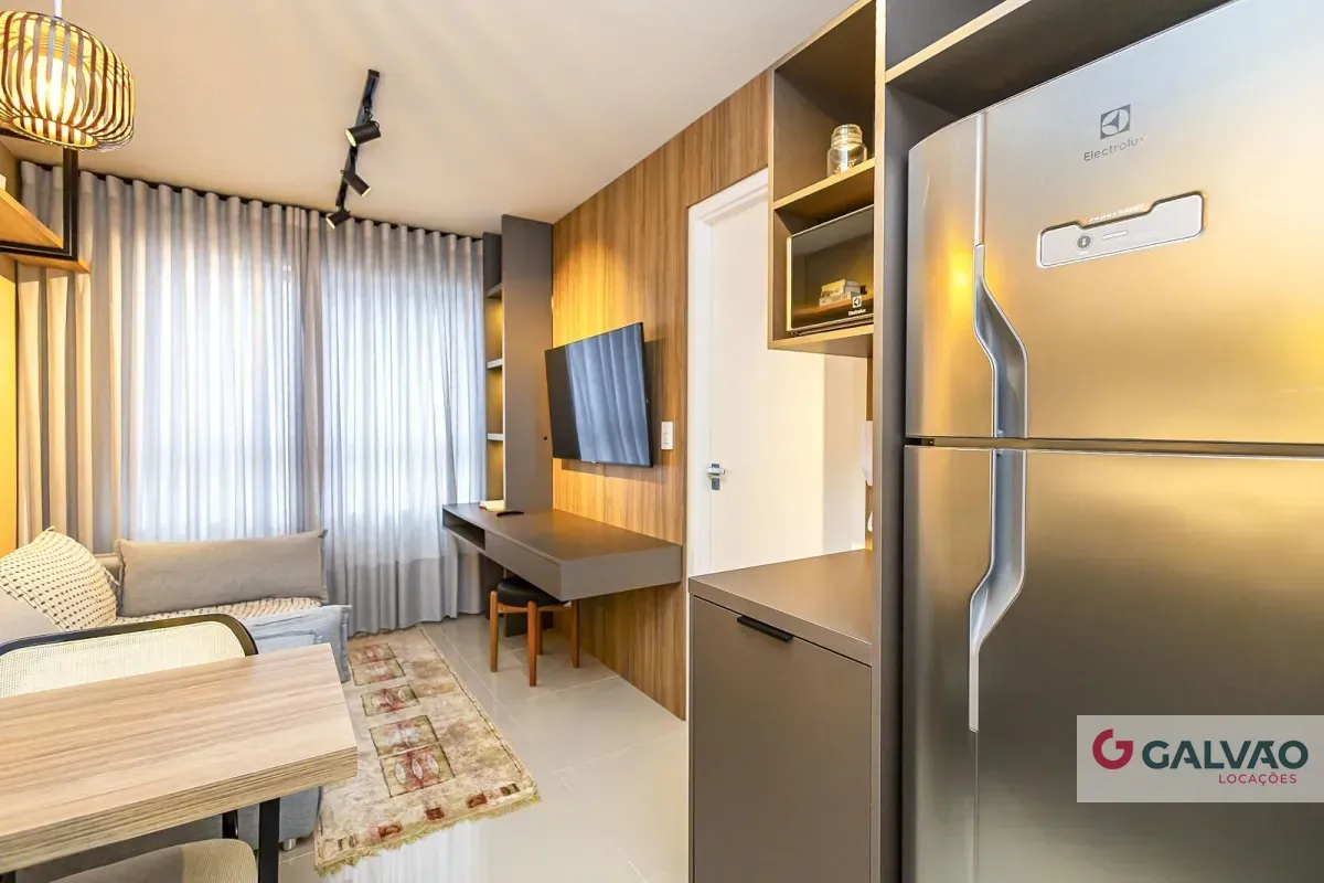 Furnished 52 m² apartment with 1 bedroom and an open-plan kitchen — photo 2