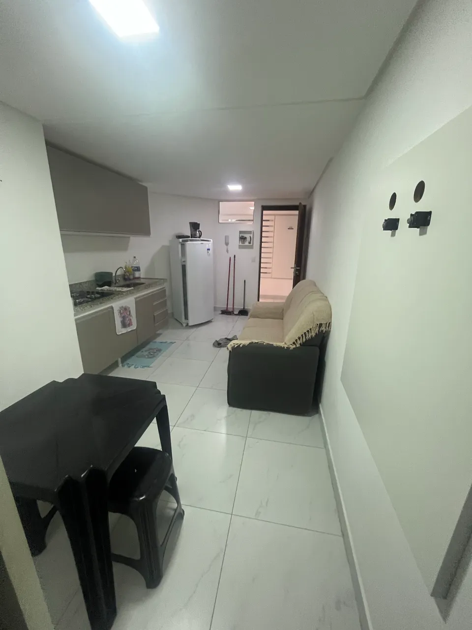 Apartamento mobiliado com 1 quarto e 1 vaga