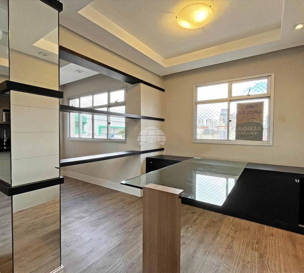 2-bedroom apartment with a washing machine in Curitiba — photo 16