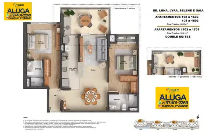 Apartamento mobiliado 86 m² com 2 suítes e 2 vagas — photo 20