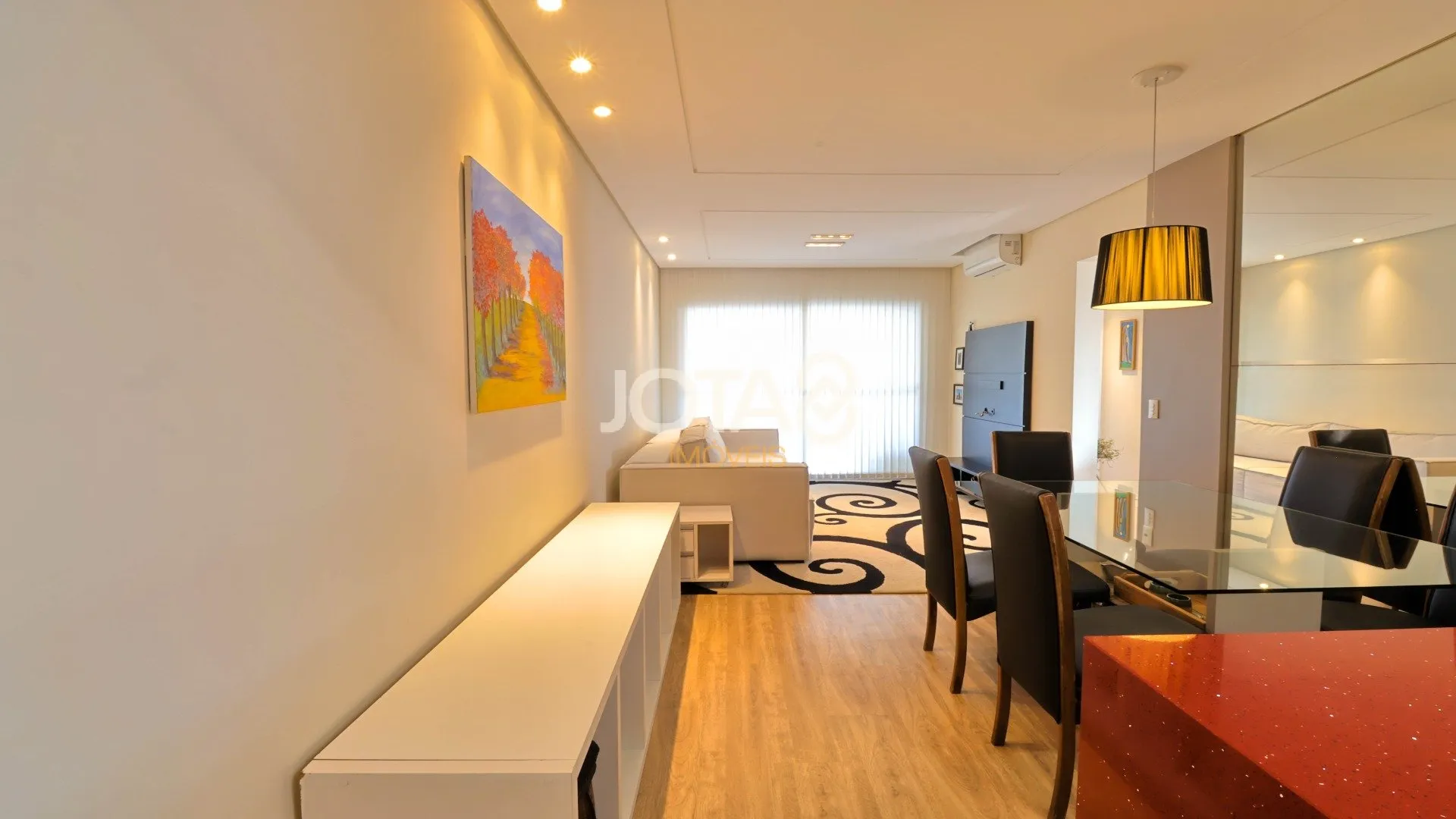 Furnished 114 m² apartment with 2 bedrooms on the 22nd floor