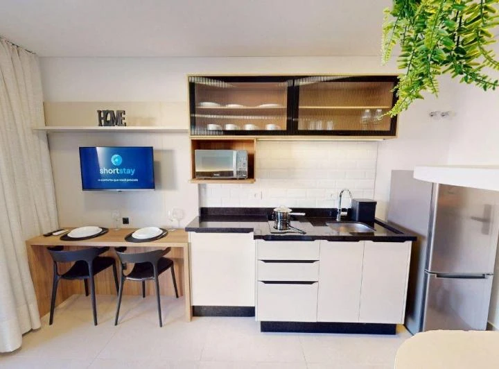 Apartamento mobiliado de 30 m² com 1 quarto e varanda — photo 5