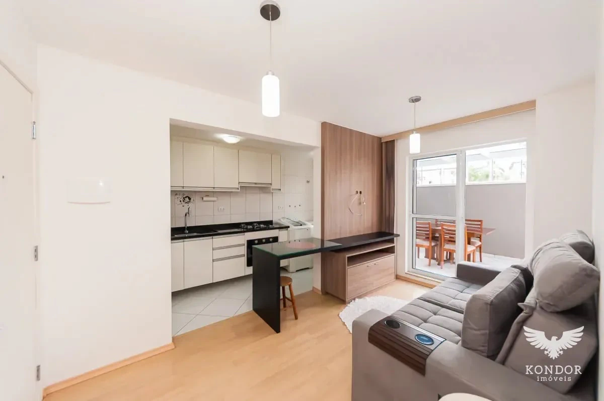 One-bedroom apartment with a washing machine in Curitiba — photo 7