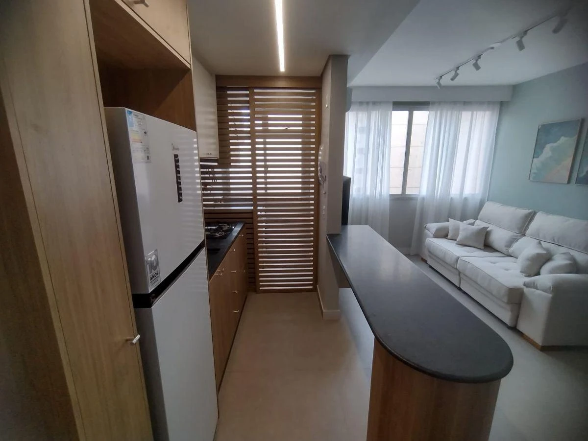 Apartamento mobiliado com varanda e cozinha americana — photo 3