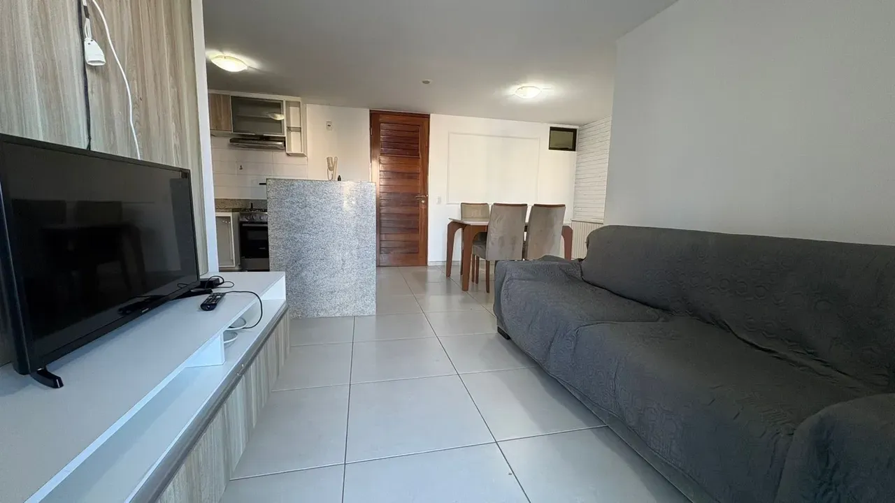 Furnished 2-bedroom apartment with open kitchen and gas stove — photo 6