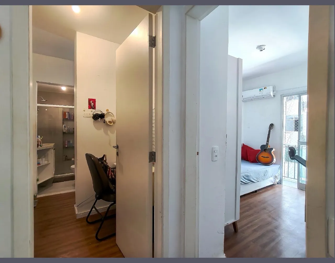 68 m² apartment with a home office and a washing machine — photo 17