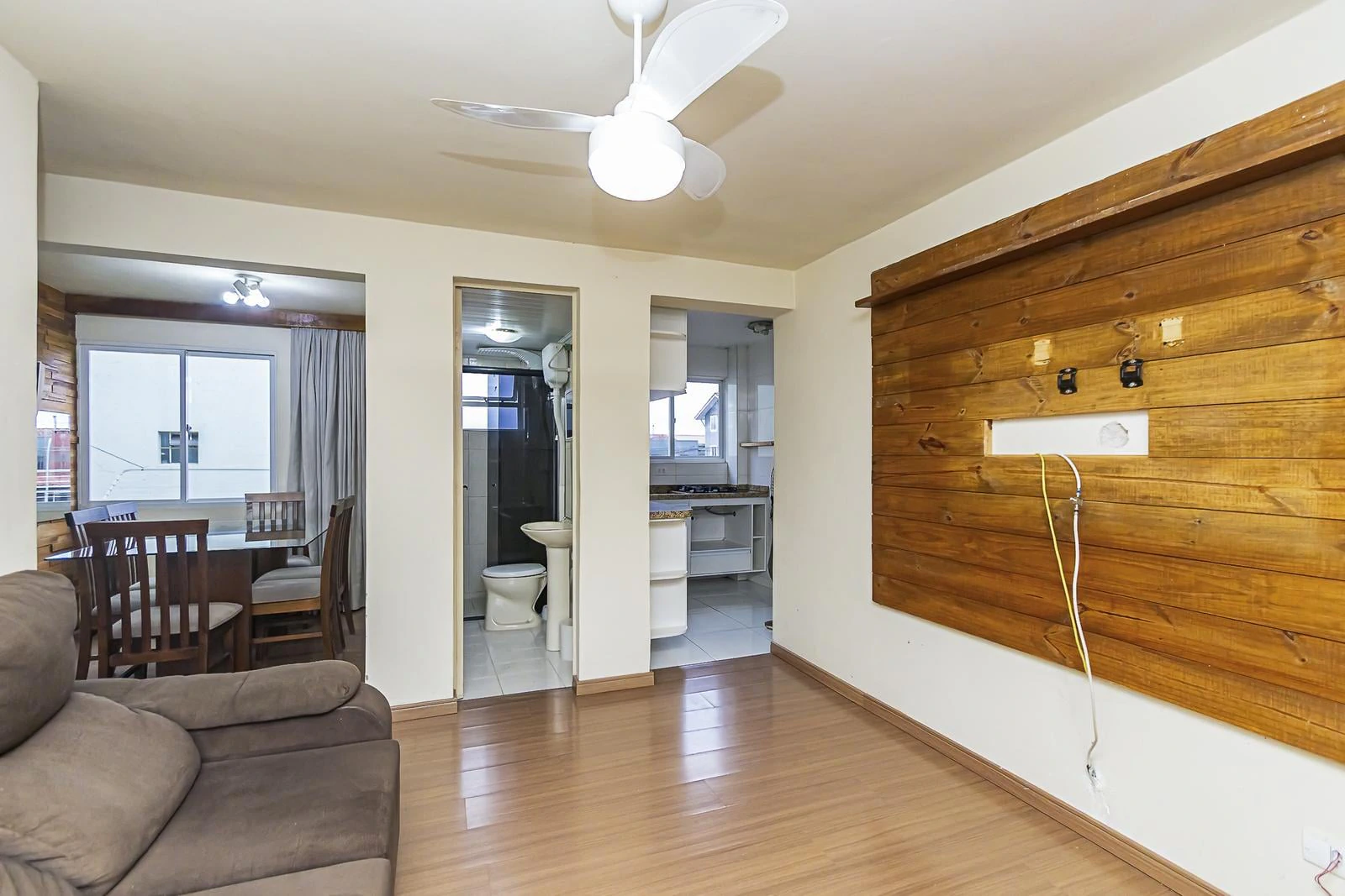 2-bedroom apartment with wood or laminate floors — photo 15