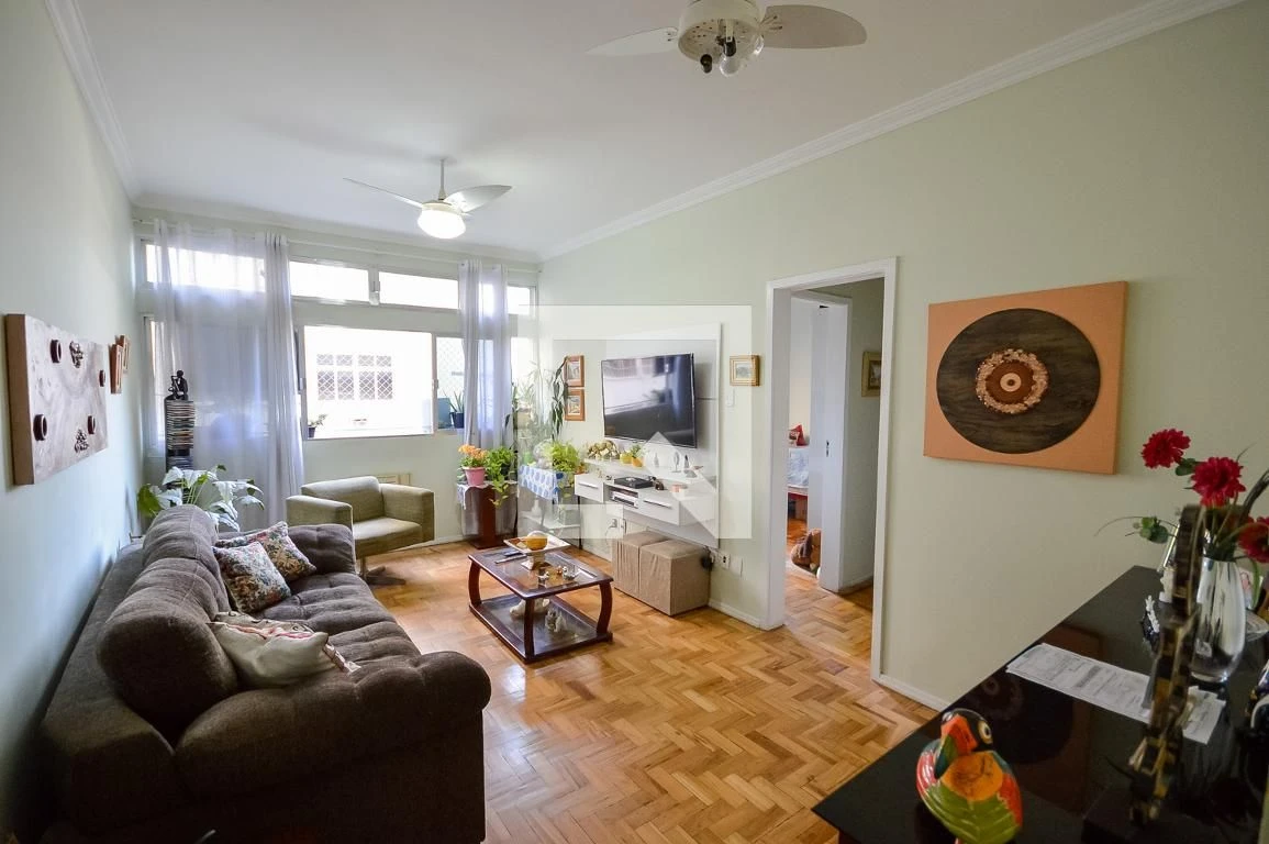 2-bedroom apartment in a building with a gym