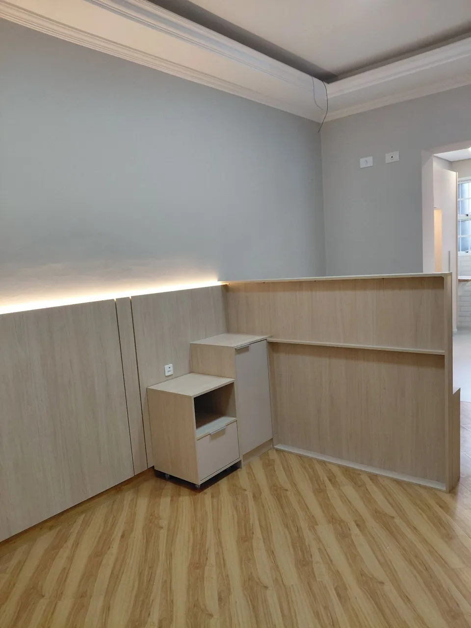 Квартира с 1 спальней без мебели и кухней open-plan — photo 13