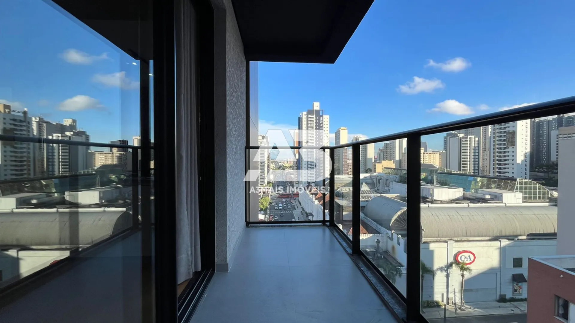 Furnished studio with open-plan kitchen and AC — photo 8