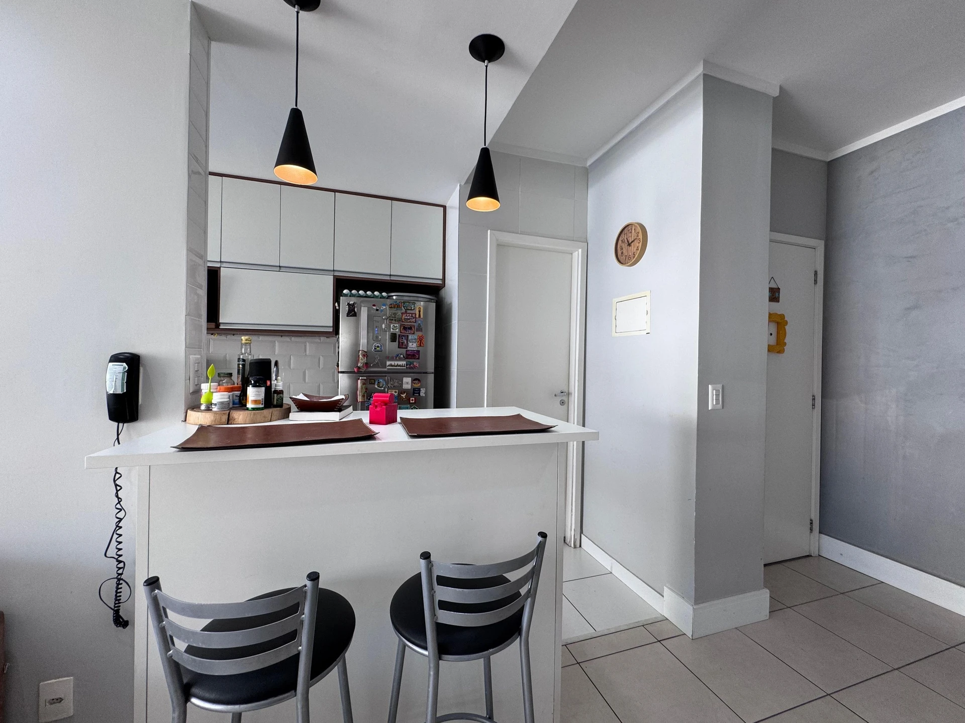 Apartamento mobiliado com 3 quartos e varanda e churrasqueira — photo 9