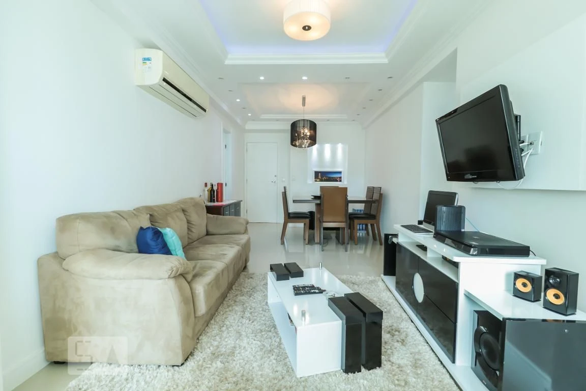 Apartamento mobiliado de 2 quartos com churrasqueira privativa