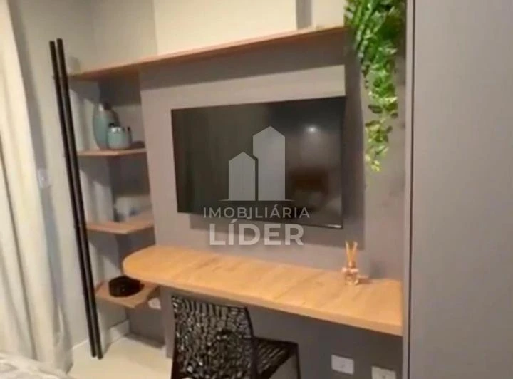 Furnished 1-bedroom apartment with an open-plan kitchen