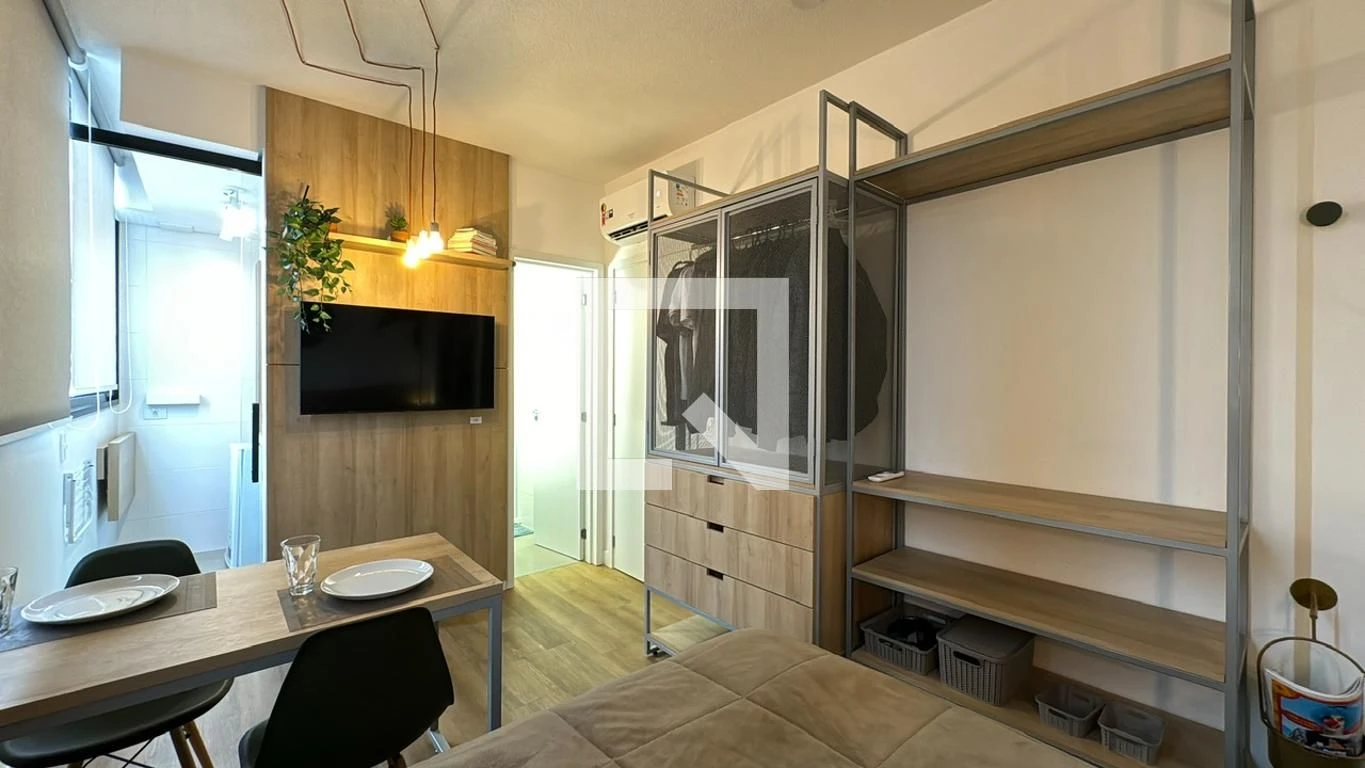 Студія 19 м² з панорамними вікнами та пральною машиною — photo 17