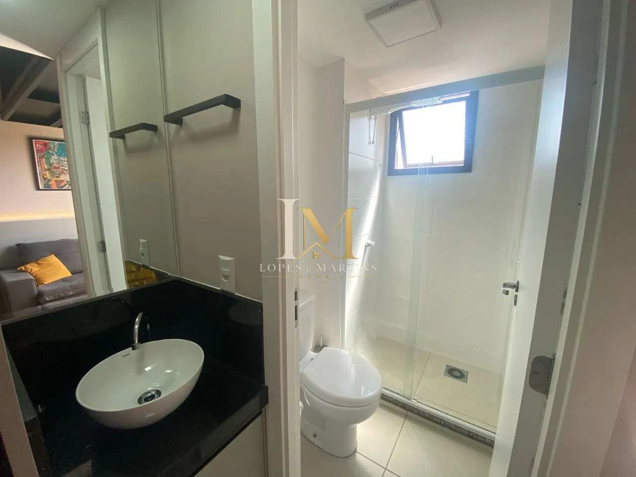 Furnished 1-bedroom apartment with 32 m² and balcony — photo 9