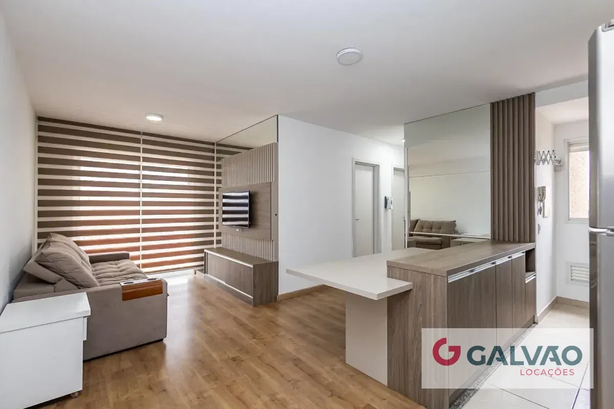 66 m² apartment with a washing machine and a walk-in closet