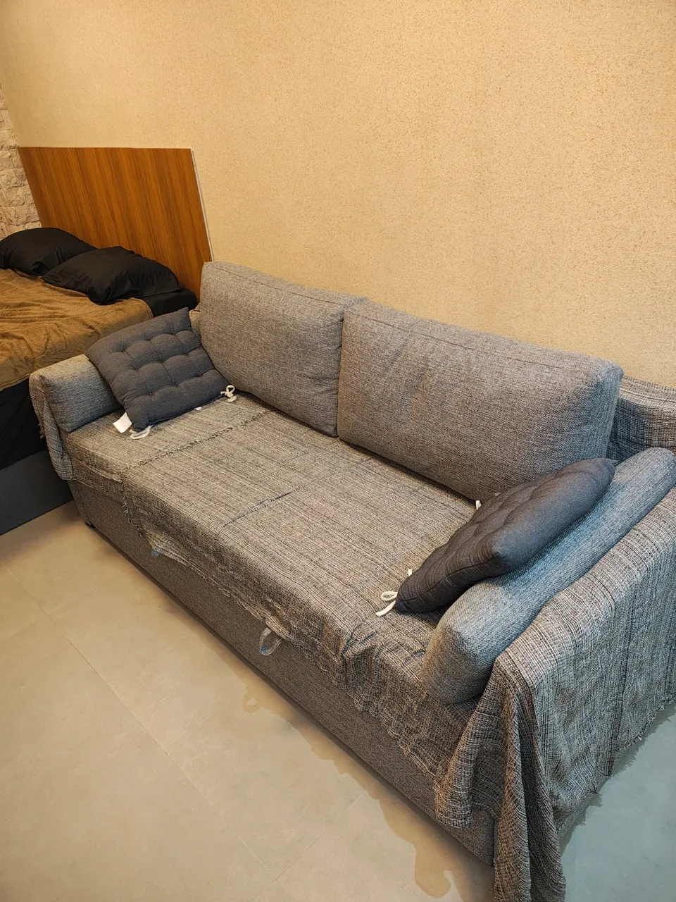 Apartamento de 1 quarto com varanda e 1 banheiro — photo 3