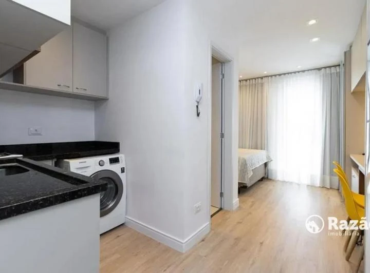Apartamento mobiliado com cozinha americana e box de vidro — photo 2
