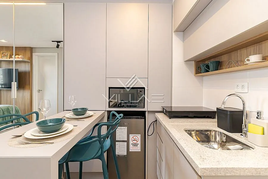 Furnished studio 28 m² with 1 bedroom and 1 bathroom — photo 6