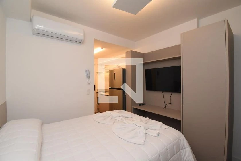 Studio de 1 quarto e 1 banheiro com varanda — photo 11